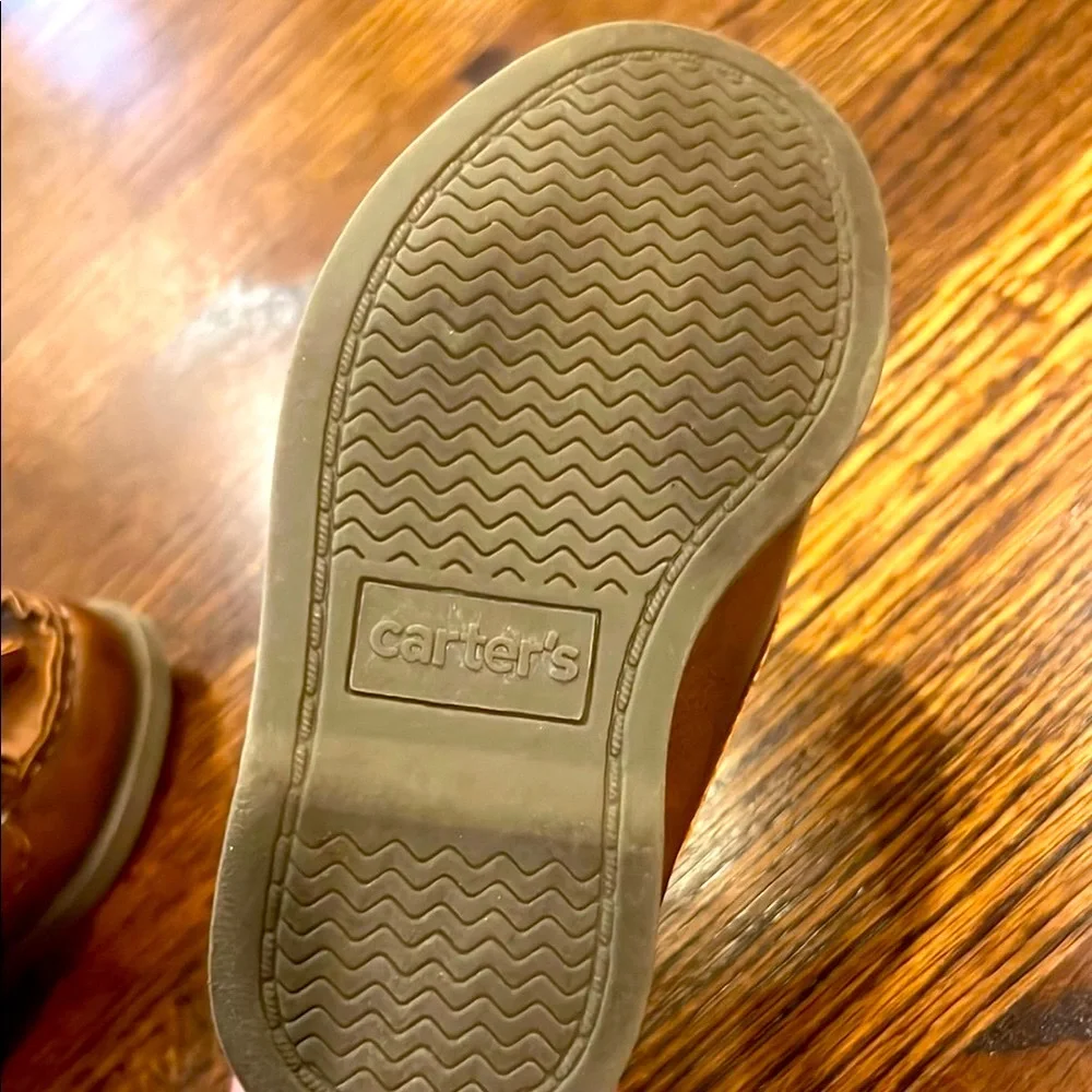 Carter's Brown Loafer Moccasins with Tassels and Contrast Stitching, NWOT